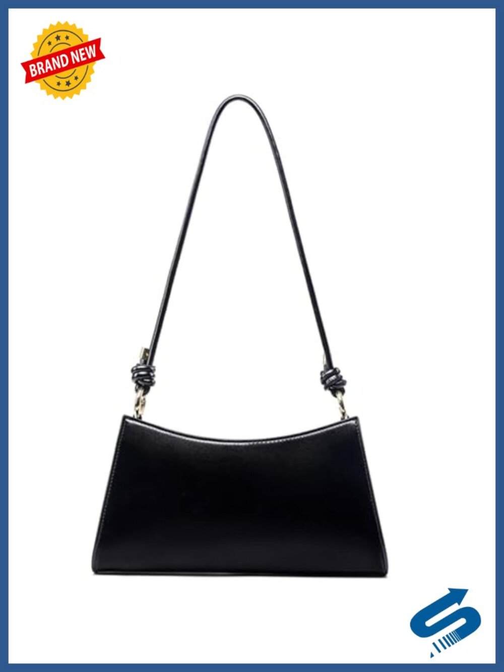 Genuine Leather Evening Bag Women Hobo Handbag Underarm Shoulder Bag